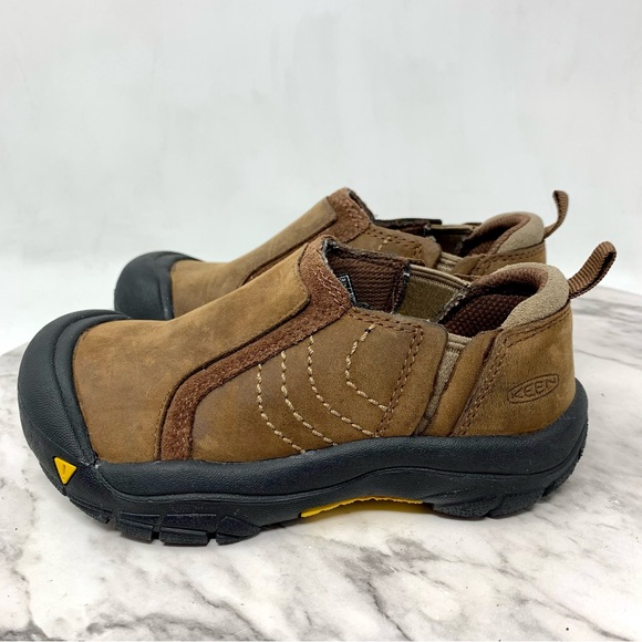 Toddler Keen Brown Nubuck Slip On Shoes 10/28 Childrens Classic Rustic Casual - Picture 3 of 11